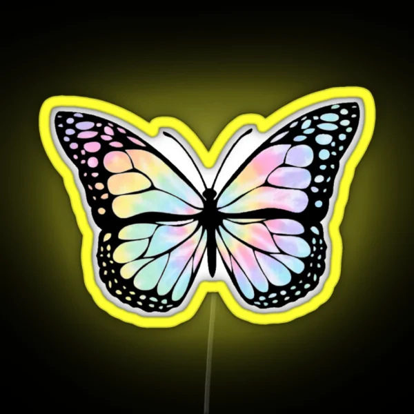Tie Dye Butterfly Led RGB Neon Sign