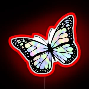 Tie Dye Butterfly RGB Neon Sign