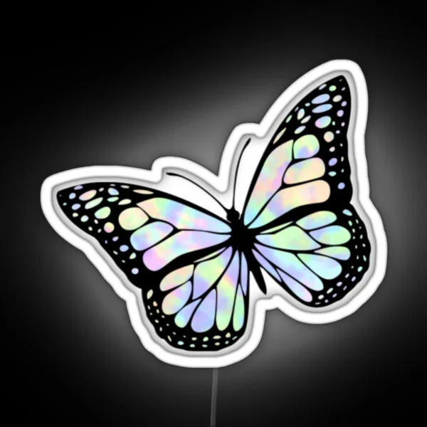 Tie Dye Butterfly RGB Neon Sign