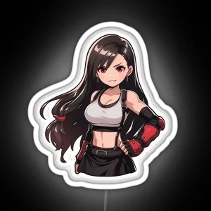 Tifa Lockhart RGB Neon Sign