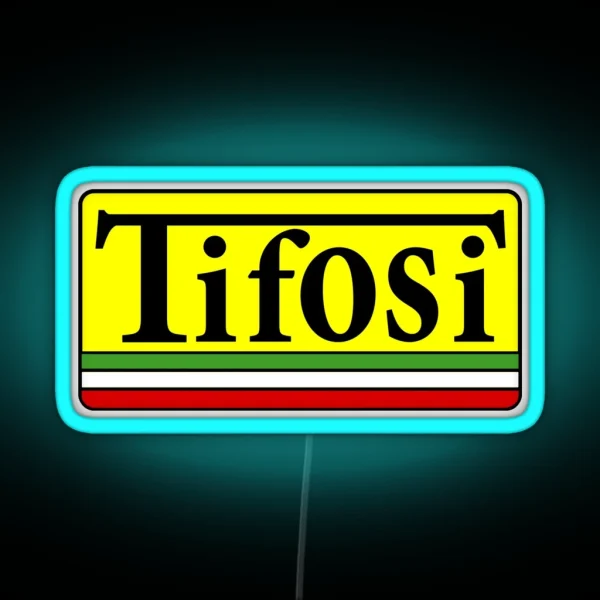 Tifosi Italian Flag RGB Neon Sign