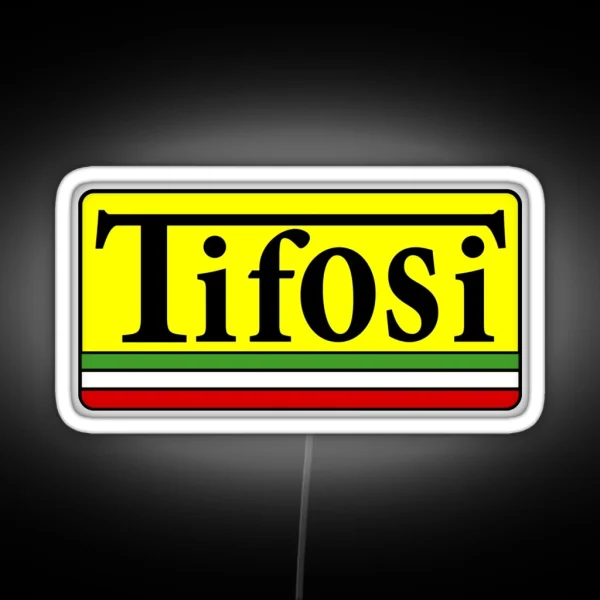 Tifosi Italian Flag RGB Neon Sign