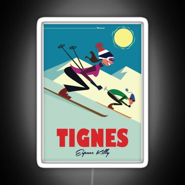 Tignes Poster RGB Neon Sign