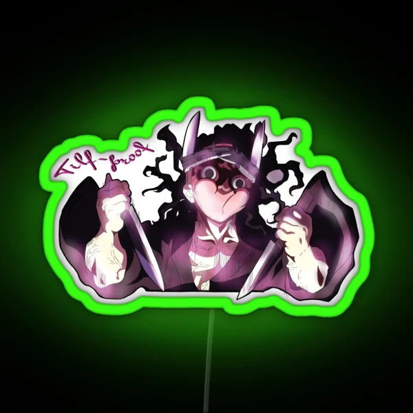 Tilt Proof Haganezuka RGB Neon Sign