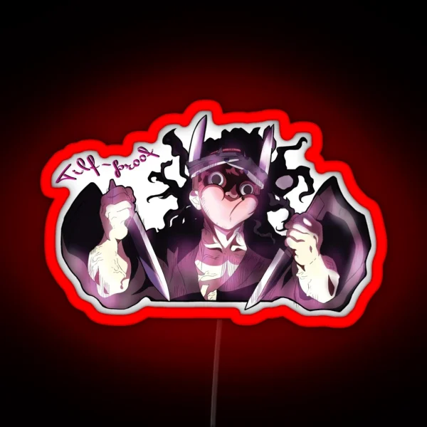 Tilt Proof Haganezuka RGB Neon Sign