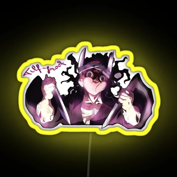 Tilt Proof Haganezuka RGB Neon Sign