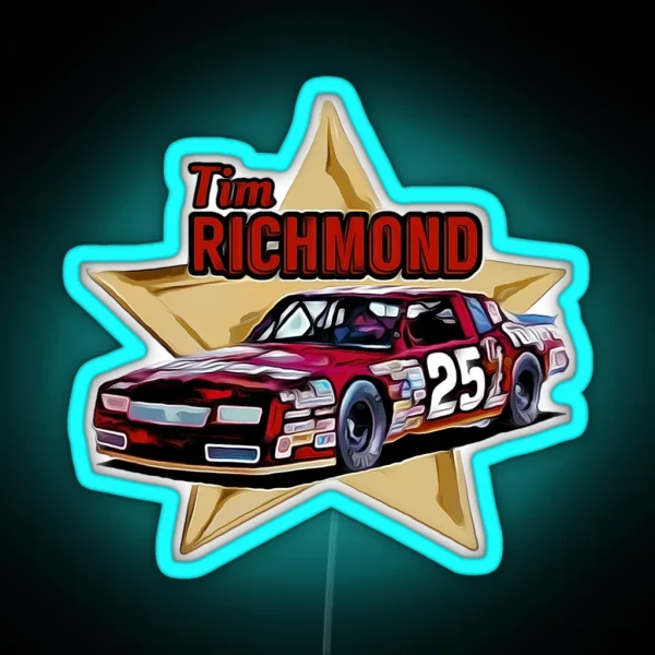Tim Richmond RGB Neon Sign