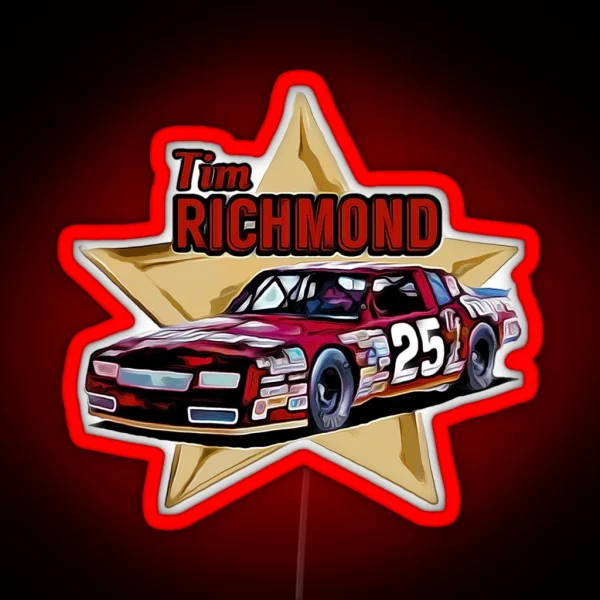 Tim Richmond RGB Neon Sign