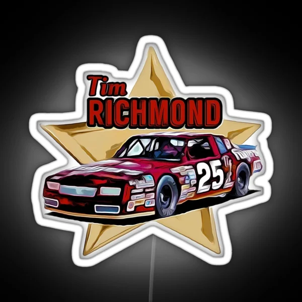 Tim Richmond RGB Neon Sign