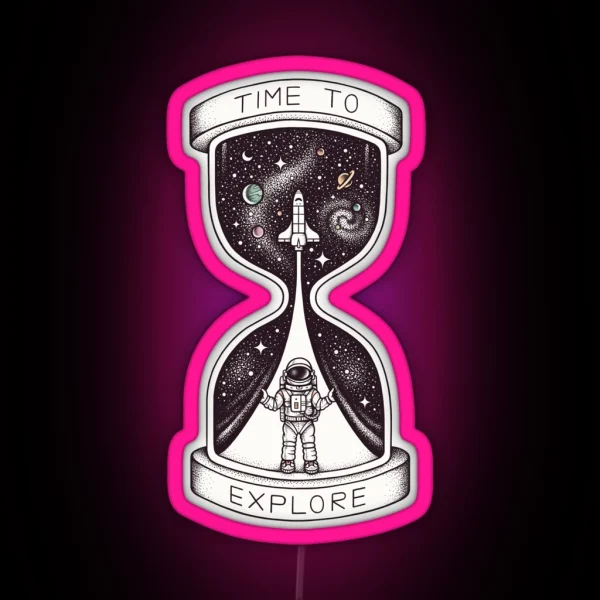 Time To Explore RGB Neon Sign