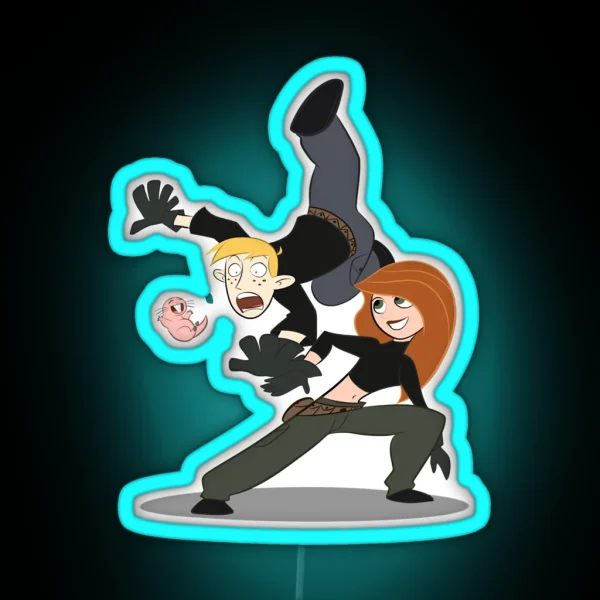 Times Never Change Kim Possible Anime Funny RGB Neon Sign