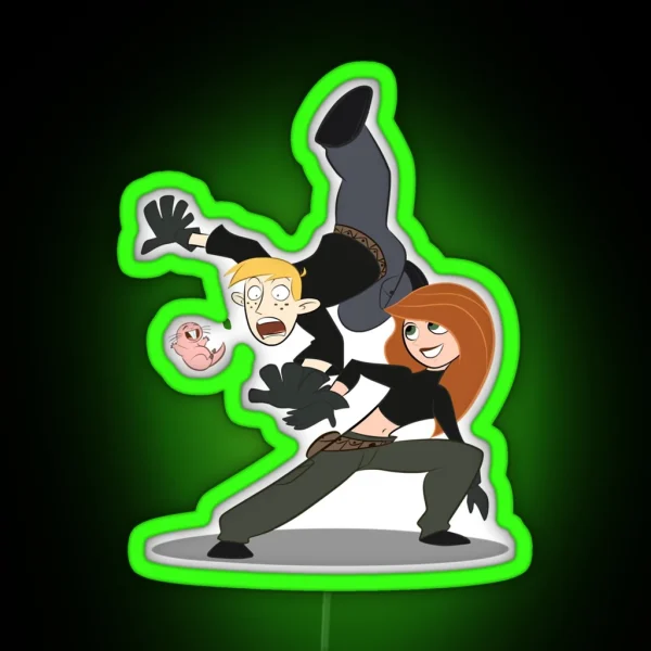 Times Never Change Kim Possible Anime Funny RGB Neon Sign