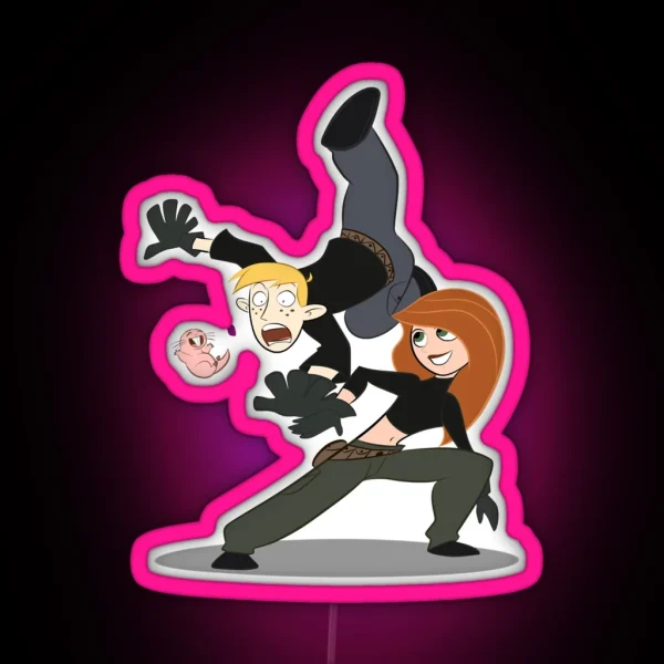 Times Never Change Kim Possible Anime Funny RGB Neon Sign