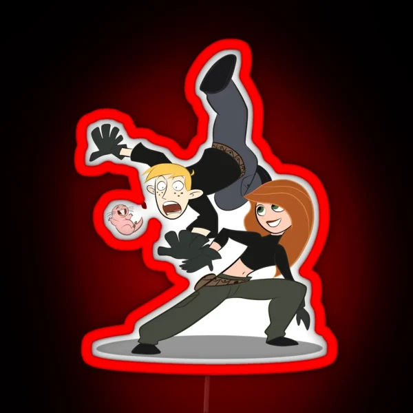 Times Never Change Kim Possible Anime Funny RGB Neon Sign
