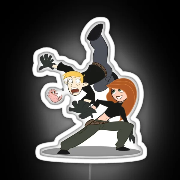Times Never Change Kim Possible Anime Funny RGB Neon Sign