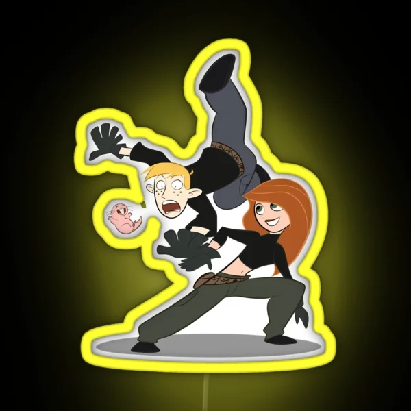 Times Never Change Kim Possible Anime Funny RGB Neon Sign