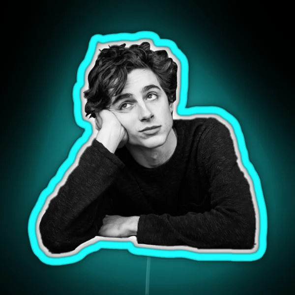 Timothee Chalamet RGB Neon Sign
