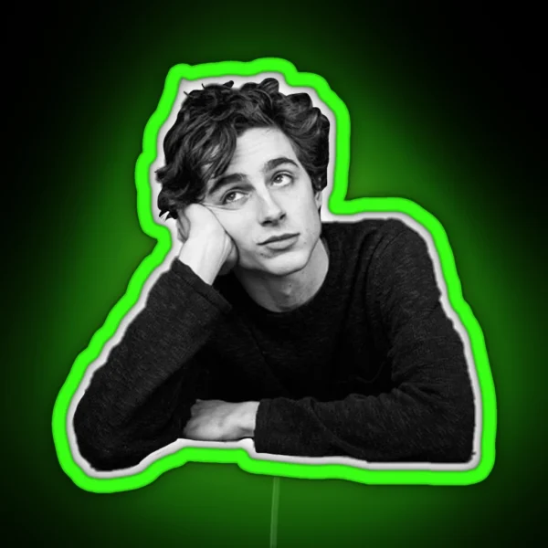 Timothee Chalamet RGB Neon Sign