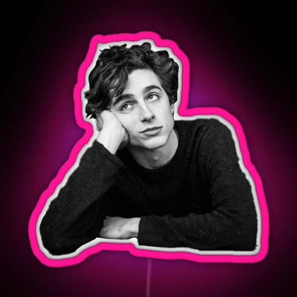 Timothee Chalamet RGB Neon Sign