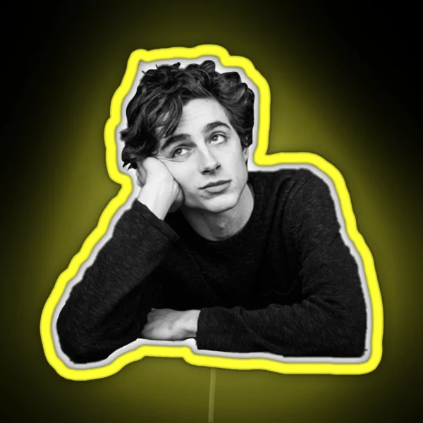 Timothee Chalamet RGB Neon Sign