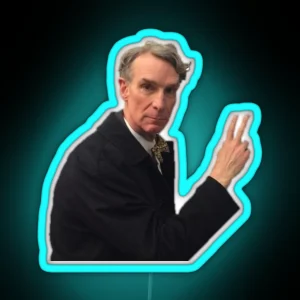 Tiny Bill Nye RGB Neon Sign