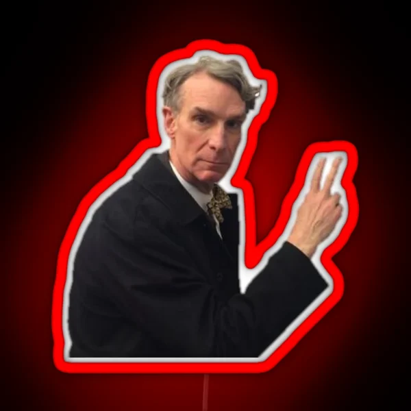 Tiny Bill Nye RGB Neon Sign
