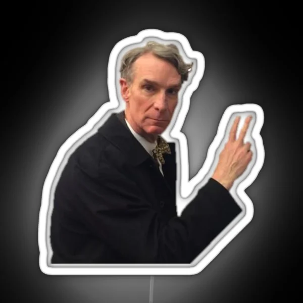 Tiny Bill Nye RGB Neon Sign