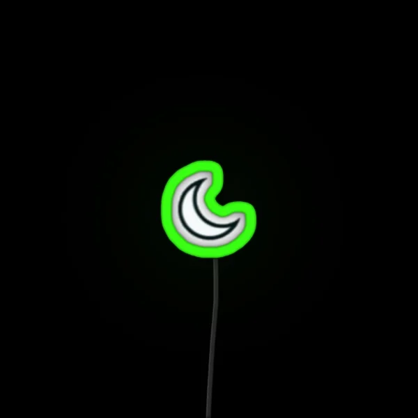 Tiny Moon RGB Neon Sign