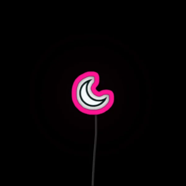 Tiny Moon RGB Neon Sign