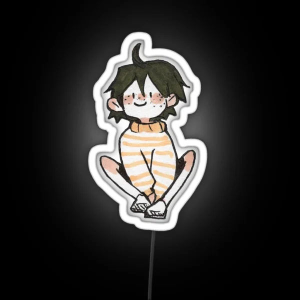 Tiny Sitting Yamaguchi RGB Neon Sign