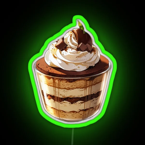 Tiramisu Cake 4 RGB Neon Sign