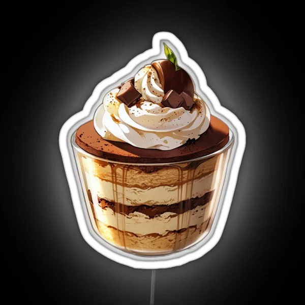 Tiramisu Cake 4 RGB Neon Sign