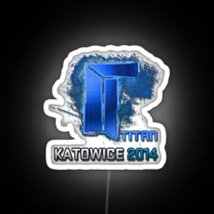 Titan Holographic Katowice 2014 Led RGB Neon Sign