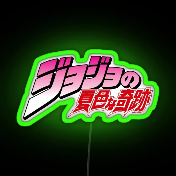 Title End Joseph Joey RGB Neon Sign