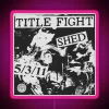 Neon title fight graphic with pink hues and digital elements