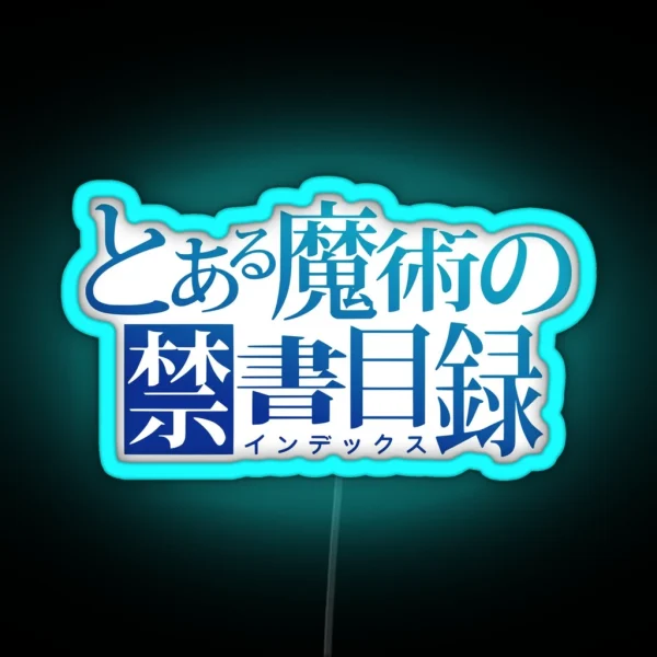 To Aru Majutsu No Index RGB Neon Sign