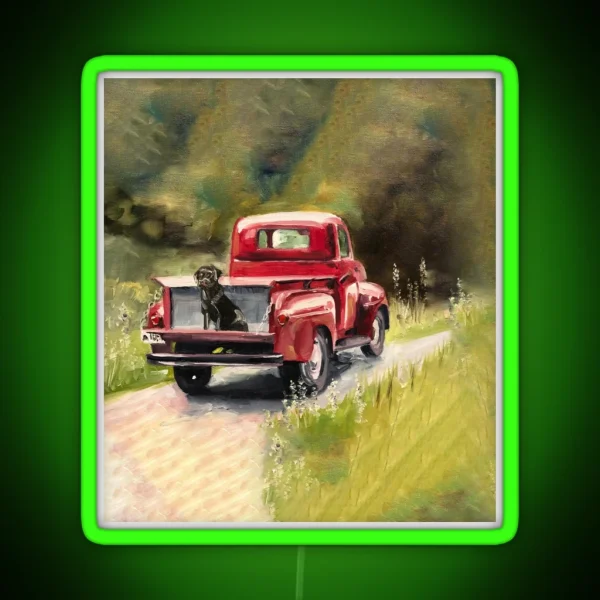 To My Husband Backgroud Clasic Old RGB Neon Sign
