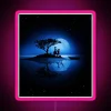 Watercolor neon sign with pink background, reading 'To My Special Mother-in-Law'