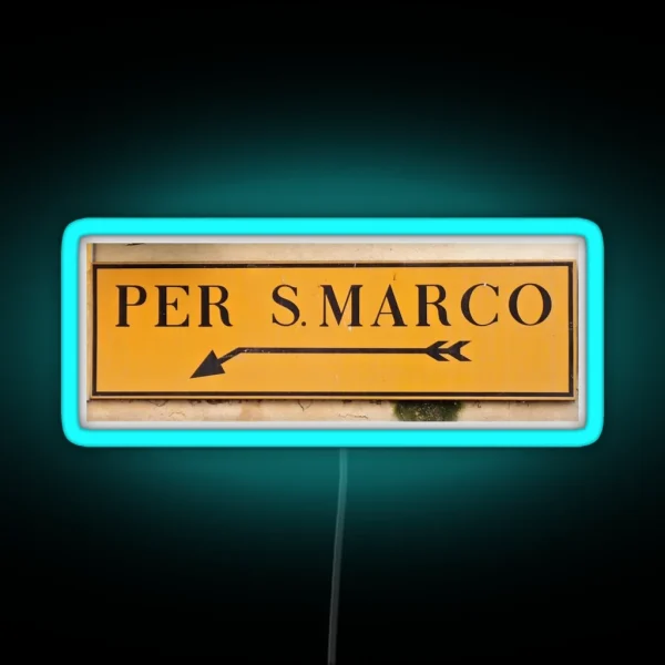 To San Marco RGB Neon Sign