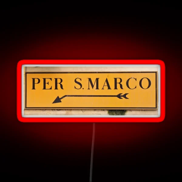 To San Marco RGB Neon Sign