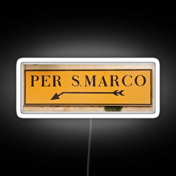 To San Marco RGB Neon Sign