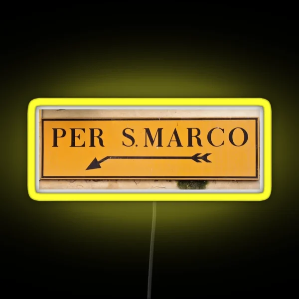 To San Marco RGB Neon Sign