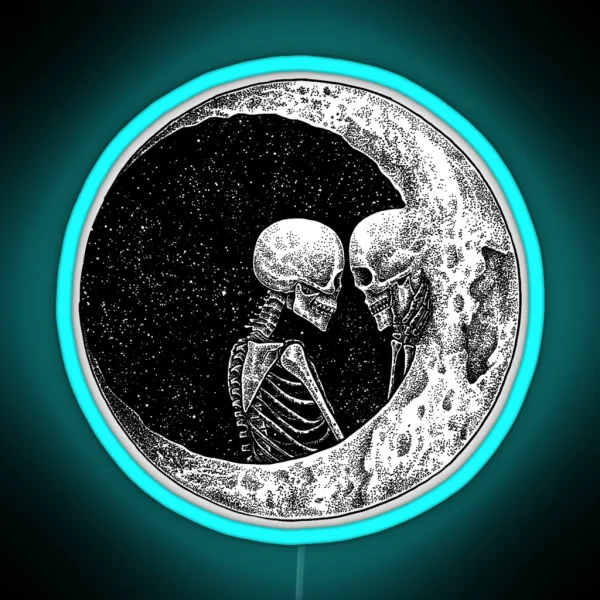 To The Moon And Back RGB Neon Sign