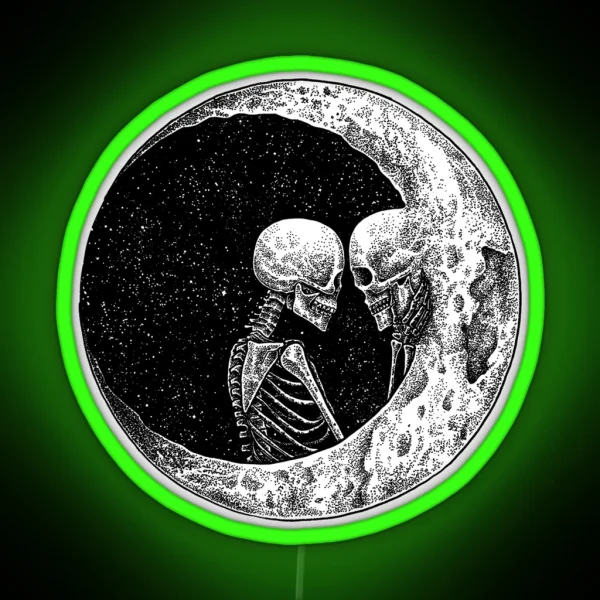 To The Moon And Back RGB Neon Sign