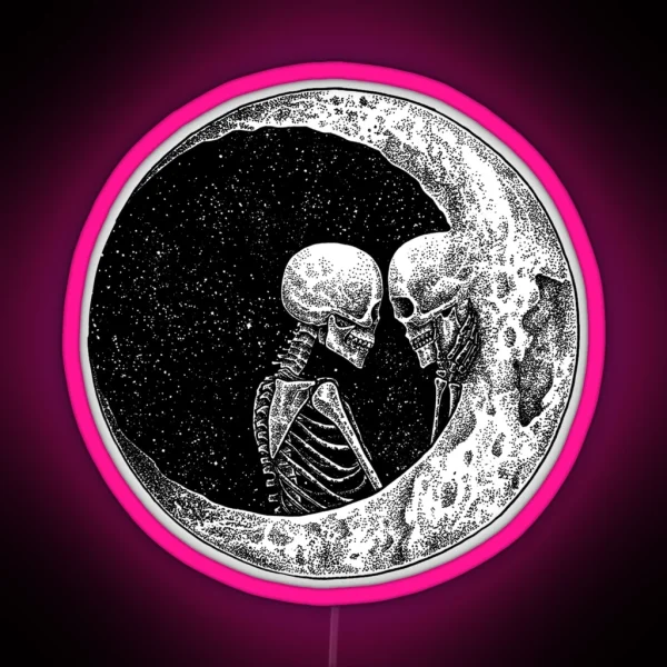 To The Moon And Back RGB Neon Sign