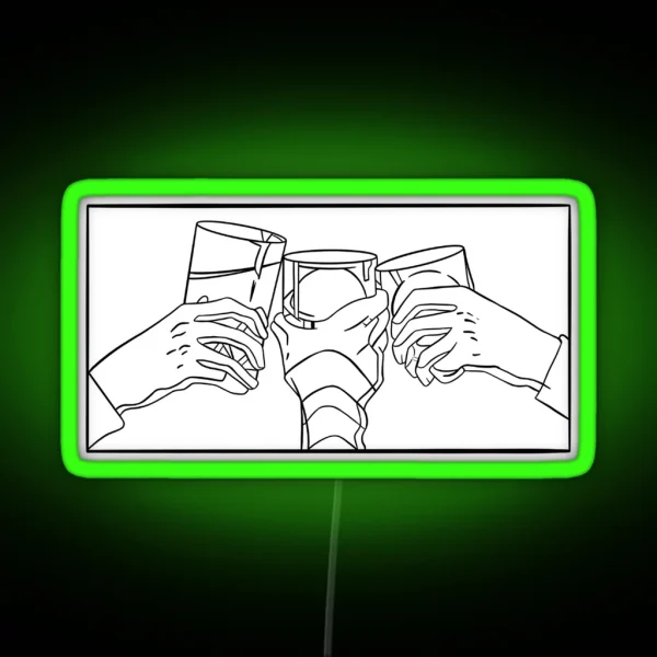 To The Stray Dogs Black RGB Neon Sign
