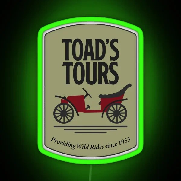 Toad S Tours RGB Neon Sign