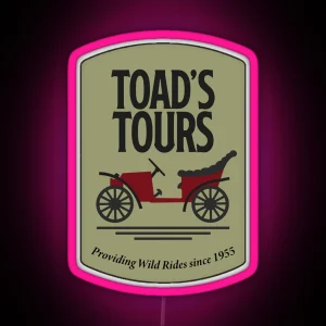 Toad S Tours RGB Neon Sign