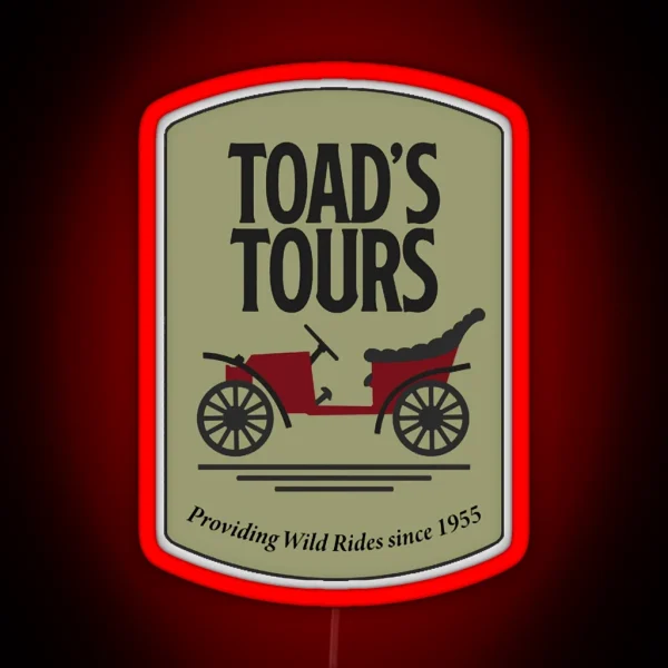 Toad S Tours RGB Neon Sign