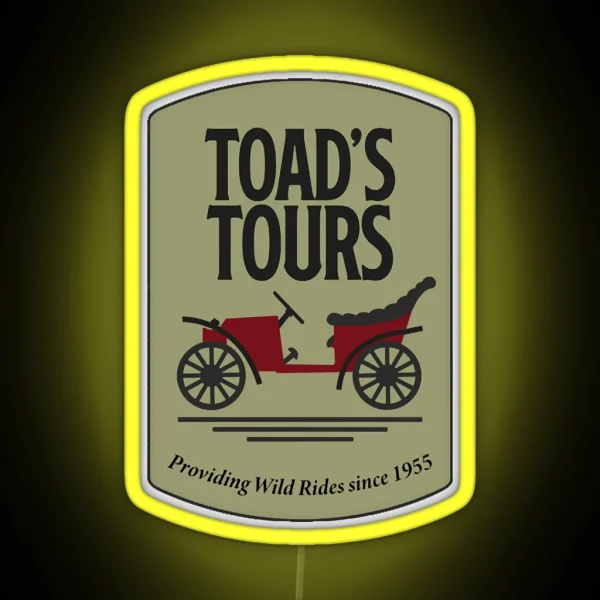 Toad S Tours RGB Neon Sign